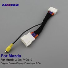 18 Pins For Mazda 3 Mazda3 2017-2019 Car RCA Adapter Connector Wire Cable Rear View Camera Original Video Input Switch 2024 - buy cheap