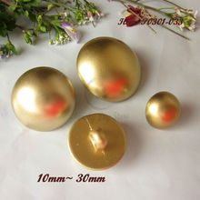 30mm / 27mm / 25mm  High grade Sand gold sphere Big Coat Buttons Mushroom Suit Sewing  Buttons wholesale 2024 - buy cheap