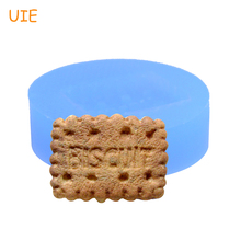QYL143U Biscuit Mold Rectangular Cookie 20mm Silicone Mold Decoden Kawaii Miniature Sweets Mold Cabochon Charms 2024 - buy cheap