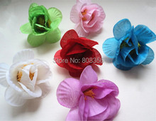 100pcs Artificial Camellia Flower Heads Fake Roses 6cm, 6 Colors 2024 - buy cheap