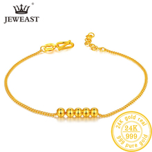 BTSS 24K Pure Gold Bracelet Real 999 Solid Gold Bangle Upscale Beautiful  Romantic Trendy Classic Jewelry Hot Sell New 2020 2024 - buy cheap