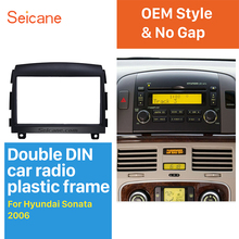 Seicane-kit de instalação de painel automotivo, 2 din, estéreo, rádio, painel de som estéreo, para hyundai sonata 2006 2024 - compre barato