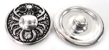 Moodpc amuleto de caranguejo com strass, amuleto de liga de strass para botão diy de 1.8-2cm 2024 - compre barato