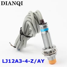 Inductive Proximity Sensor,LJ12A3-4-Z/AY,PNP,3-wire NC,diameter 12mm,Proximity Switch 2024 - buy cheap