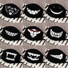 1PC Cartoon Face Mask Funny Teeth Pattern Unisex Cute Anti-bacterial Dust Winter Cubre Bocas Hombre Mouth Mask High Quality 2024 - купить недорого