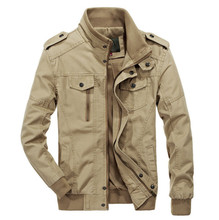 Men military jackets and coats bomber Casual jacket men cotton autumn plus size 5XL coat 2024 - buy cheap
