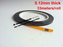 30mm*33M* 0.12mm thick, Heat Withstand Poly imide tape fit for Insulate, Motor Insulation 2024 - buy cheap