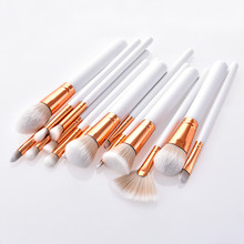 New 15Pcs Mahogany Pro Makeup Brushes Set Foundation Powder Eyeshadow Eyeliner Make Up Brushes Lip Brushes Tool pincel maquiagem 2024 - buy cheap
