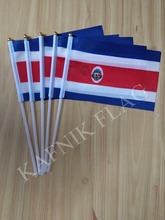 KAFNIK, 5 шт, КостаРика 14*21 см, ручной флаг, бесплатная доставка 2024 - купить недорого