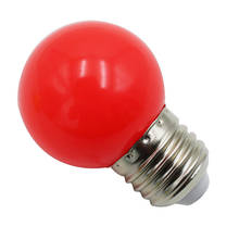 E27 светодиодные лампы-E27 1 Вт Pe матовый Светодиодный Шар Цветной белый/красный/зеленый/синий/yellow лампа 220 В-1 шт. 2024 - купить недорого