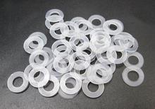 Arruelas planas de nylon m2.5 100 peças, espaçador plástico, junta de isolamento de lavadoras planas 2024 - compre barato