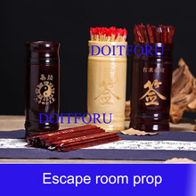 real life escape room games ask for gods' help prop Buddhist shaker Seeking prop room escape game organ 2024 - buy cheap