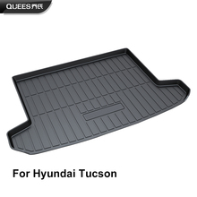 QUEES Custom Fit Cargo Liner Tray Trunk Floor Mat for Hyundai Tucson 3th Generation 2016 2017 2018 2024 - buy cheap