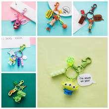 New Disney Toy Story 4 Keychain Toys WOODY Buzz Lightyear Forky Alien REX LISTO Bear Figures Model Keychains Kids Christmas Gift 2024 - buy cheap