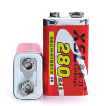 XSL-batería recargable Ni-MH de 9V, 6F22, 280mAh, para multímetro, micrófono inalámbrico, juguete, Control remoto, uso en KTV, 2 uds. 2024 - compra barato