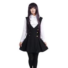 Brdwn Inu x Boku SS women's Shirakiin Ririchiyo Cosplay Costume Schlool uniform (top+skirt+bowtie) 2024 - buy cheap