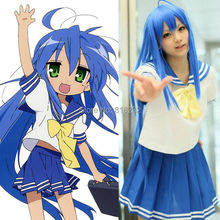 Lucky Star Izumi Konata Short Sleeve Sailor Suit School Uniform Outfit Anime Cosplay Costumes 2024 - buy cheap