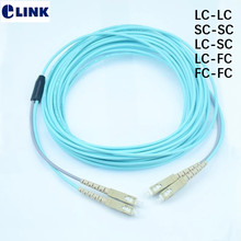 1pc 150mtr OM3 Armored PatchCord 2 fiber SC-SC LC-LC LC-SC LC-FC armored ftth jumper 2 core optical fibre MM cable duplex ELINK 2024 - buy cheap