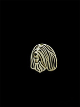 Trendy Tibetan Terrier dog animal brooches  plated silver plated men brooches fashion jewelry hand of king 2024 - buy cheap