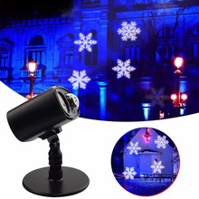 Holiday Decoration Waterproof Outdoor LED Stage Lights Christmas Laser Snowflake Projector lamp Home Garden New Year Light 2024 - buy cheap