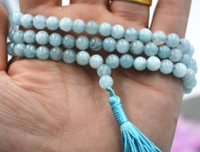 free shipping 6mm stone Buddhist Natural  108 Prayer Beads Mala Bracelet Necklace 2024 - buy cheap