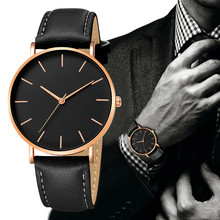 Мужские часы Geneva, спортивные кварцевые часы из сплава с кожаным ремешком и датой, 2019 2024 - купить недорого