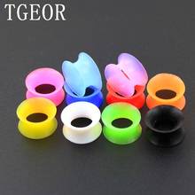 Hot Selling new arrive Fashion Charm gauges 130pcs mixed 13 sizes double flare silicone ear tunnels free shipping 2024 - buy cheap