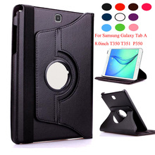 360 Rotating Case For Samsung Galaxy Tab A 8.0 SM-T350 T351 T355 P350 Smart Stand Flip Tablet Cover+Stylus 2024 - buy cheap