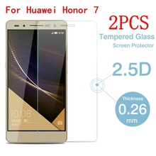 2PCS Original Tempered Glass For Huawei Honor 7 Screen Protector Thoughed protective film For Huawei Honor 7 glass 2024 - buy cheap