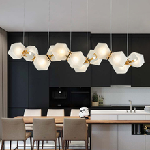 Led luzes pingente de vidro moderno nordic para sala estar quarto decoração para casa arte criativa luminária interior lâmpada pendurada 2024 - compre barato