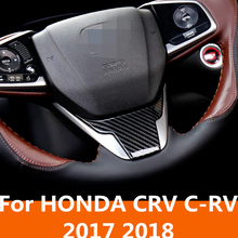 Para HONDA CRV C-RV 2017 2018 botón para volante de coche embellecedor decorativo cubierta de lentejuelas accesorios de estilo de coche decoración Interior 2024 - compra barato