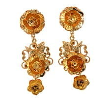 fashion baroque retro earring jewelry vintage gold color metal Earrings for Women birthday gifts Drop Earrings Party Jewelry 2024 - buy cheap