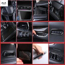 1Lot ABS Carbon Finber Grain Interior Decoration Cover For 2016-2018 Cadillac XT5 Car Accessories 2024 - buy cheap