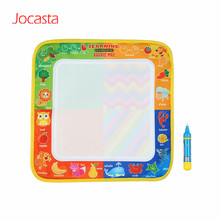 29*29.5cm magia água desenho esteira com pintura caneta água doodle placa para crianças crianças educação desenho brinquedo presente 2024 - compre barato