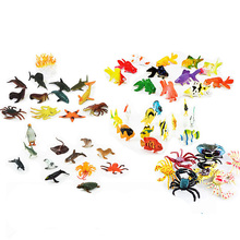 Simulation Sea Life Animal Action Figures 6-10CM PVC Figure Collectible Toys Anime Figure Figurines Kids Toys 2024 - compre barato