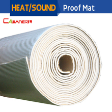 Cawanerl 1Pcs 200CM X 100CM Car Sound Heat Insulation Mat Thermal Noise Pad Deadening Aluminum Foil Faced Deadener 2024 - buy cheap