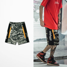 2019 New Fashion Design Camouflage Cargo Shorts High Street Hip Hop Casual Wear Patchwork Pockets Army Camo Shorts Men 2024 - buy cheap