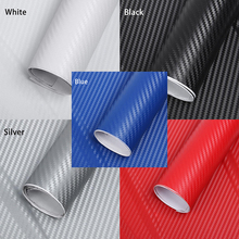 3D Carbon Fiber Vinyl Car Wrap Sheet Roll Film Car stickers and Decals Motorcycle Car Styling Accessories Automobiles 30cmx127cm 2024 - buy cheap