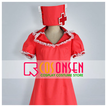COSPLAYONSEN Vocaloid Meiko Red Nurse Uniform Cosplay Costume Custom Made+Hat/Stockings 2024 - buy cheap