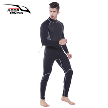 Genuine 3MM Neoprene Wetsuit One-Piece and Close Body Diving Suit for Men Scuba Dive Surfing Snorkeling Spearfishing Plus Size 2024 - buy cheap