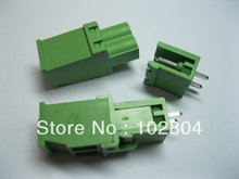 10 Pcs Pitch 5.08A 5.08mm 2way/pin Straight-pin Screw Terminal Block Connector Pluggable Type 2EDCD-5.08A-2EDCR Green HOT Sale 2024 - buy cheap