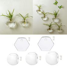 5 Style Hydroponic Glass Vase Plant Flower Pot Fish Tank Terrarium Wall Hanging Pots for home garden church decoration 2024 - buy cheap