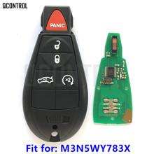 QCONTROL New Smart Key for JEEP Auto Remote Grand Cherokee Commander Part Number M3N5WY783X / IYZ-C01C Control Alarm 433Mhz 2024 - buy cheap
