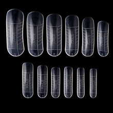 Full Cover Quick Building Mold Tips Nail Dual Forms Finger Extension Nail Art UV Builder Poly Nail Gel Tool Set 2024 - buy cheap