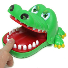 2019New Creative Small Size Crocodile Mouth Dentist Bite Finger Game Funny Gags Toy For Kids Play Fun Game for Reaction Training 2024 - buy cheap