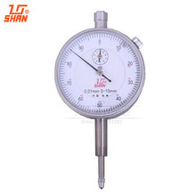 SHAN Dial Indicator 0-10mm/0.01mm Aluminum Body Dial Gauge Without Lug Back Micrometer Measuring Tool 2024 - buy cheap