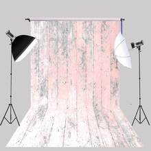 Pano de fundo de madeira para estúdio fotográfico, fundo de parede de madeira vintage rosa para banheiro 2024 - compre barato