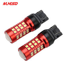 10 шт. T20 7440 7443 W21/50 Вт 36SMD 3030 светодиодный автомобильный сигнал поворота Стоп-сигнал парковочные огни Автомобильные противотуманные фары 12В/24В 2024 - купить недорого