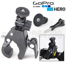 3 em 1 gopro parafuso herói 4 3 + 3 2 acessório da bicicleta da motocicleta guiador tripé montagem titular 2024 - compre barato