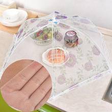 Kitchen Folded Mesh Food Cover Anti Fly Mosquito Umbrella Hygiene Grid Style Food Dish Cover BBQ Picnic Kitchenware 2024 - buy cheap